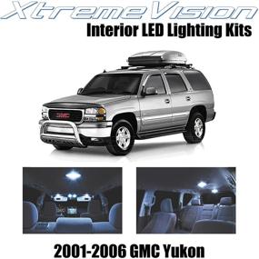 img 4 attached to 🚗 GMC Yukon 2001-2006 XtremeVision Interior LED Kit (18 Pieces) in Cool White + Easy Installation Tool