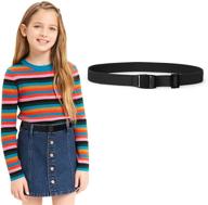 👖 jasgood kids nickel free belts: adjustable elastic belts for pants for boys, girls, and toddlers - find the perfect stretch belt! logo