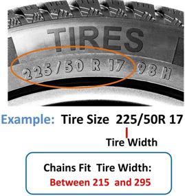 img 1 attached to 🚙 2021 Снежная цепь-кабель - Устройство против скольжения при вождении для более веселого езды (6 штук) - Быстрая и легкая установка - Подходит для автомобилей и внедорожников - Ширина шины 215мм-285мм