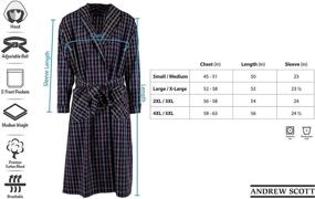 img 1 attached to Luxurious Lightweight Bathrobe in 🛀 Premium Cotton (Large/X-Large) - Enhanced SEO