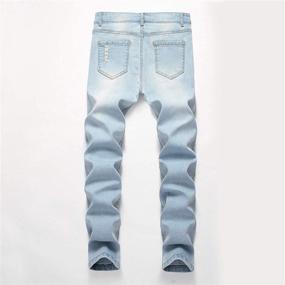 img 3 attached to Black Ripped Skinny Distressed Fashion Boys' Clothing in Jeans