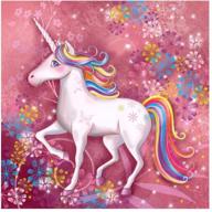 beginner's diamond embroidery painting kit: benbo pink horse diy 5d full drill round crystal diamond 🎨 paint by number kits for cross stitch and home decor craft - rhinestone arts, 15.8in x 15.8in logo