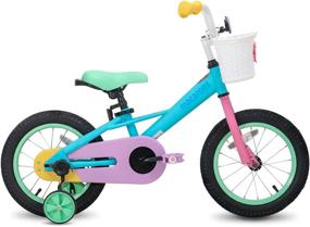 img 3 attached to 🚲 JOYSTAR Girls' Bike for Ages 2-7, 12-16", with Training Wheels, Coaster Brake, and Macarons Design – 85% Assembled