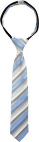 img 3 attached to 👔 Spring Notion Zipper Checkered Boys' Neckties - Hassle-Free Pre-Tied Accessories