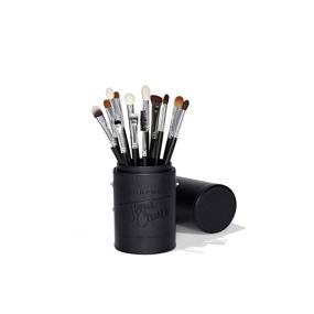 img 3 attached to 🖌️ Morphe x James Charles Eye Brush Set: 13 Full-Sized Eye Brushes for Colorful, Blended Looks - On-The-Go Beauty Range with Custom Tubby