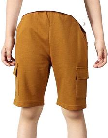 img 2 attached to 🩳 Cromoncent Elastic Lightweight Drawstring Pockets Shorts for Boys: Stylish and Comfortable Boys' Clothing