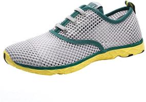 img 4 attached to ALEADER Stylish Quick Drying Water Men's Shoes and Athletic