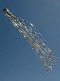 img 2 attached to Silver Holographic Mylar Windsock Hanging Decoration - Effective and Ethical Bird and Pest Deterrent