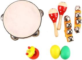 img 4 attached to Zochoose Kids Musical Instrument: Wooden Educational Music Toys Set for Toddlers, Boys and Girls