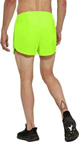 img 3 attached to DEMOZU Men's Lightweight 3-Inch Running Shorts: Quick Dry, Drawstring, Gym & Boxing Split Shorts