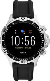 img 4 attached to 🕺 Fossil Men's Gen 5 Garrett Smartwatch: Speaker, Heart Rate, GPS, Contactless Payments, Notifications