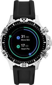 img 1 attached to 🕺 Fossil Men's Gen 5 Garrett Smartwatch: Speaker, Heart Rate, GPS, Contactless Payments, Notifications