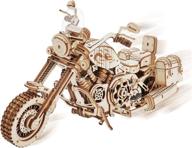 развивающая деревянная головоломка rokr для взрослых - мотоцикл логотип