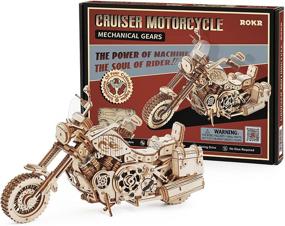 img 3 attached to ROKR Wooden Puzzles Adults Motorcycle