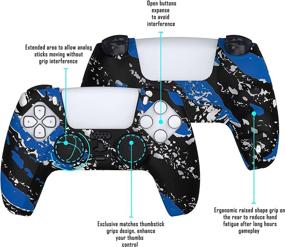 img 2 attached to PlayVital Patterned Anti Slip Playstation Controller PlayStation 5 in Accessories