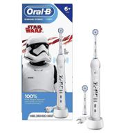 🦷 oral-b kids electric toothbrush with star wars design & replacement brush heads - perfect for kids 6+ logo