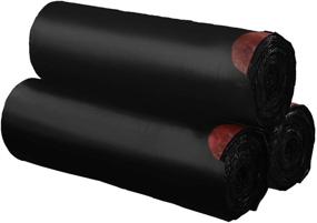 img 4 attached to High-Quality Begale 8 Gallon Drawstring Trash Bags, Black - 110 Counts for Easy Disposal