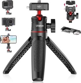 img 4 attached to Camera Mini Selfie Tripod Flexible - Hummingbird: Versatile Tripod Stand & Selfie Stick Combo for Vlogging and DSLR Photography