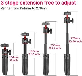 img 3 attached to Camera Mini Selfie Tripod Flexible - Hummingbird: Versatile Tripod Stand & Selfie Stick Combo for Vlogging and DSLR Photography