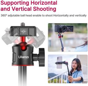 img 2 attached to Camera Mini Selfie Tripod Flexible - Hummingbird: Versatile Tripod Stand & Selfie Stick Combo for Vlogging and DSLR Photography