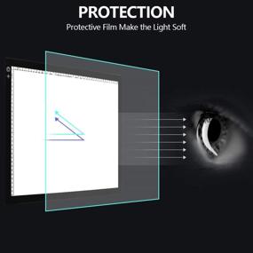 img 1 attached to 🎨 A4 LED Light Box Tracer for Artists - SAMTIAN Portable 3 Colors Mode Light Pad USB Powered, Ultra-Thin, Dimmable Brightness for Artcraft Tracing, Diamond Drawing, Animation, Sketching