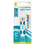 💅 trim easy-hold fingernail clipper - 1 count, best for nail maintenance and grooming logo