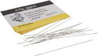 🧵 superior quality beading needles: #12 size for precision crafting logo