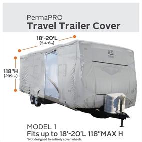 img 3 attached to PermaPRO Lightweight Ripstop and Water Repellent Cover for 18-20' Travel Trailers by Classic Accessories - Model: 80-134-141001-00