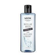 🧴 nyx professional makeup stripped off micellar water: ultimate makeup remover solution logo
