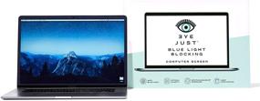 img 4 attached to 👁️ EyeJust MacBook Pro 15 Touch Bar Screen Protector: Premium Full Screen Coverage for Anti-UV Eye Protection and Eye Strain Relief