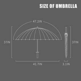 img 1 attached to 🌂 Reflective Japanese Samurai Katana Umbrella