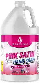 img 4 attached to 🧼 Premium USA-Made Antimicrobial Hand Soap: Silky Pink Lotion Liquid Hand Wash - Bulk One Gallon Refill Jug (128 oz) for PH Balanced Ultra-Strength