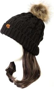 img 2 attached to Allydrew Winter Beanie Mommy Ivory Outdoor Recreation