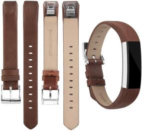 img 3 attached to Top-rated AK Bands for Fitbit Alta HR/Fitbit Alta - Genuine Leather Adjustable Wristbands for Optimal Comfort