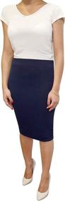 img 3 attached to OrlyCollection Elegant Stretchy Waistband Burgendy Women's Clothing