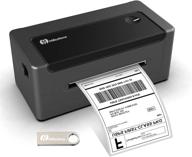 🖨️ milestone mht-l1081 thermal label printer - commercial 4x6 label maker for shipping, works with ebay, shopify, ups, amazon, etsy, windows & mac compatibility logo
