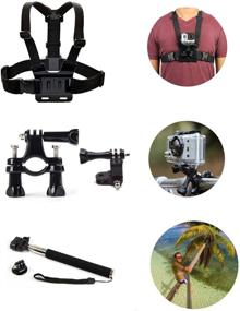 img 3 attached to 🎥 Lifelimit Accessories Starter Kit: GoPro Hero 9/8/Max/7/6/Fusion/5/Session, DJI, AKASO, APEMAN, and More!