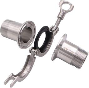 img 4 attached to 🔩 Dernord Sanitary Threaded Tri Clamp Tri Clover Fittings