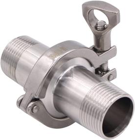 img 2 attached to 🔩 Dernord Sanitary Threaded Tri Clamp Tri Clover Fittings