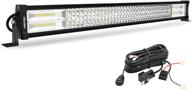 🚗 oedro 30-inch led light bar - 768w quad-rows spot flood combo off-road lights with wiring harness for pickup jeep suv 4wd 4x4 atv ute truck tractor, ip68 grade, 12v 24v logo