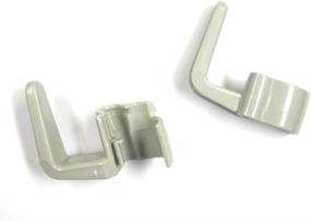 img 2 attached to Convenient Generic Cord Hooks for Sanitaire and Eureka Upright Vacuum Cleaner - Upper & Lower Cord Hook Parts #20-6405-95, 20-6410-95