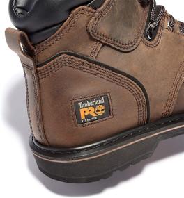 img 2 attached to Timberland PRO Pitboss Steel Toe Brown Men's Work & Safety Shoes: Superior Foot Protection and Style