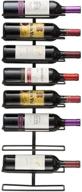 🍷 sorbus 9-бутылочный настенный винный стеллаж: элегантный органайзер для стильного хранения логотип