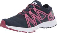 salomon women's crossamphibian swift athletic walking shoes logo