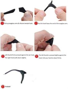 img 1 attached to VIEEL Eyeglass Anti Slip Silicone Sunglasses