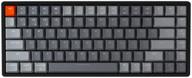keychron k2 v2: компактная rgb механическая клавиатура с 84 кнопками - беспроводное подключение bluetooth/подключение по usb, переключатель gateron brown логотип