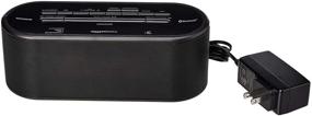 img 2 attached to 🕰️ Versatile Amazon Basics Digital Alarm Clock: FM Radio, USB Charging, Bluetooth - Compact Size