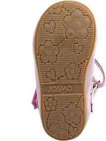 img 1 attached to 👠 Josmo Baby Girls Patent Dress Shoe with Bow (Infant, Toddler)