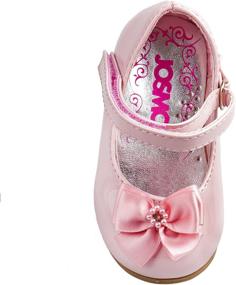 img 2 attached to 👠 Josmo Baby Girls Patent Dress Shoe with Bow (Infant, Toddler)