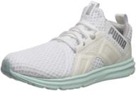 puma running black unisex little girls' shoes: perfect athletic footwear logo